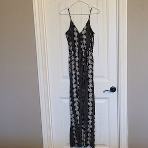 Black and white jumpsuit